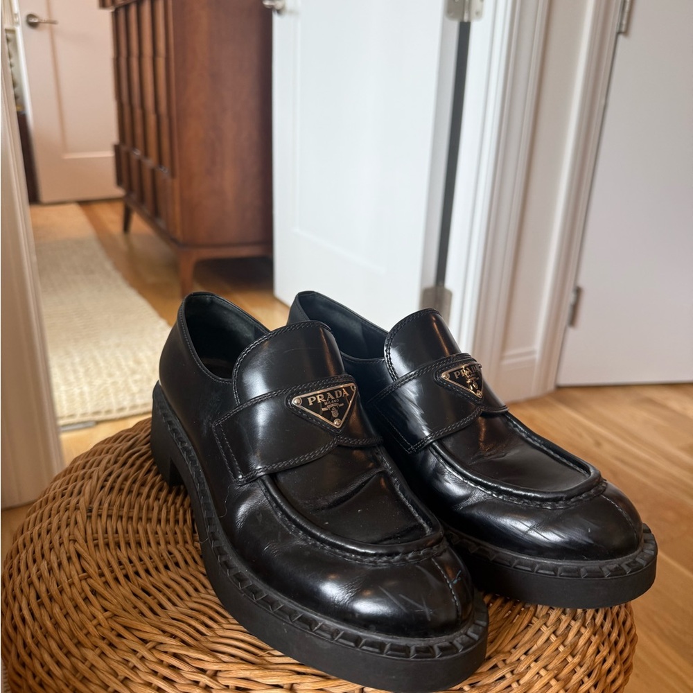 Prada Women’s Black Loafers